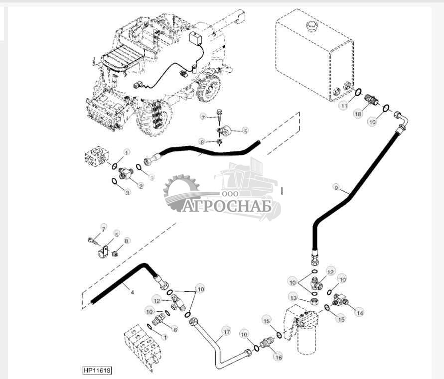 Hydraulic Reservoir Hoses 